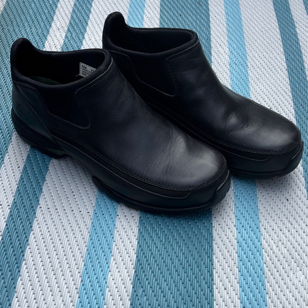 Timberland Smart Comfort System Black Leather Men's Loafers